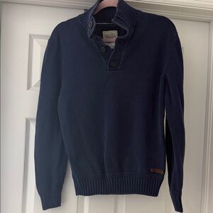 Esprit Men's Dark Blue Turtleneck Sweater